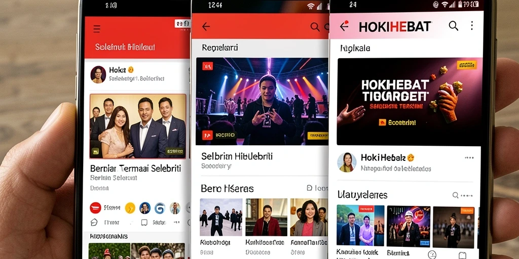 Tampilan antarmuka utama HOKIHEBAT yang menarik dan informatif.
