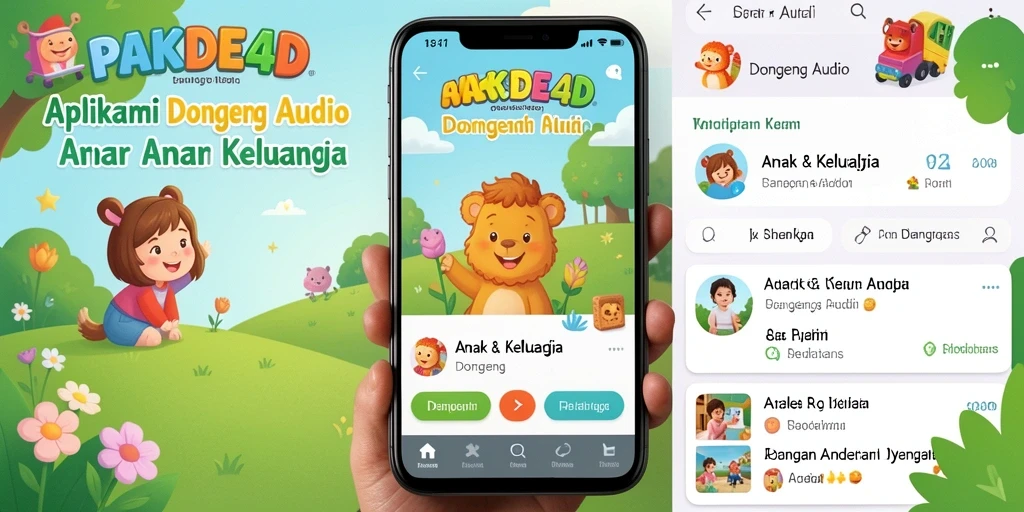 Tampilan antarmuka aplikasi PAKDE4D yang menarik dan mudah digunakan.