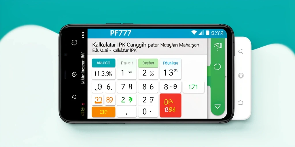 Tampilan antarmuka Kalkulator IPK PF777 yang mudah digunakan.